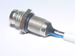 Kabelkonfektion, M8-Einbaustecker, vergossen, Schutzart IP67.