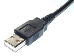 USB-Kabelstecker, Typ A, flexibel umspritzt, elegante Form