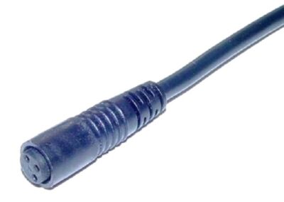 Kabelkonfektion, M8-Kabeldose female , 3pol Schnappversion, flexibel umspritzt