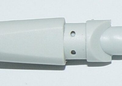 Knickschutztülle sehr klein, PVC umspritzt, für optimale Gehäuseeinführung, an hochflexiblem Kabel. Anwendung: Rührgerät, Metrohm AG